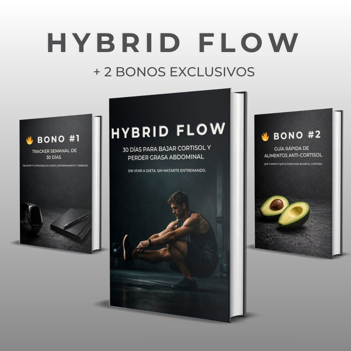Hybrid Flow: Plan de 30 Días para Bajar Cortisol y Grasa Abdominal + 2 Bonos